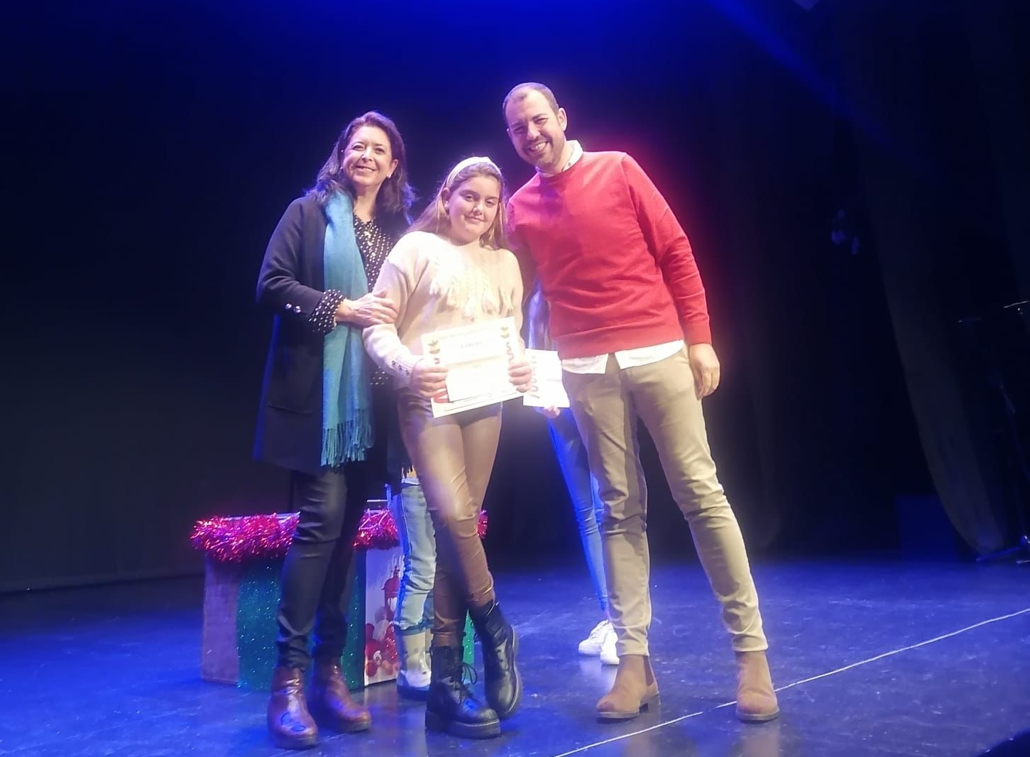 Andrea Rodríguez  consigue el primer premio del VI Concurso de Postales Navideñas de Almuñécar